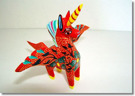 Alebrije Caballo - Artesania Mexicana - Mexikanische Handwerkskunst (#1009)