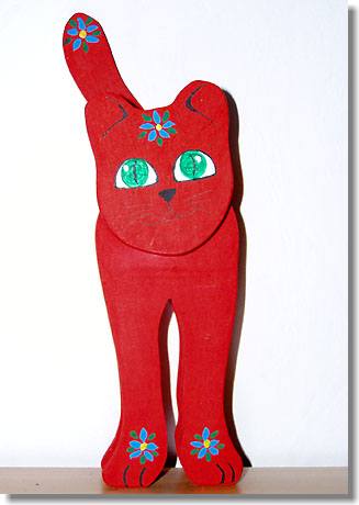 El Gato Rojo - Artesania Mexicana - Mexikanische Handwerkskunst (#7017)